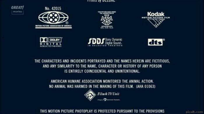 Prints By Deluxe No 42015 Motion Picture Association Of America Iatse Kodak Motion Picture Film Dolby Digital In Selected Theatres Sony Dynamic Digital Sound In Selected Theatres Dts Picalt