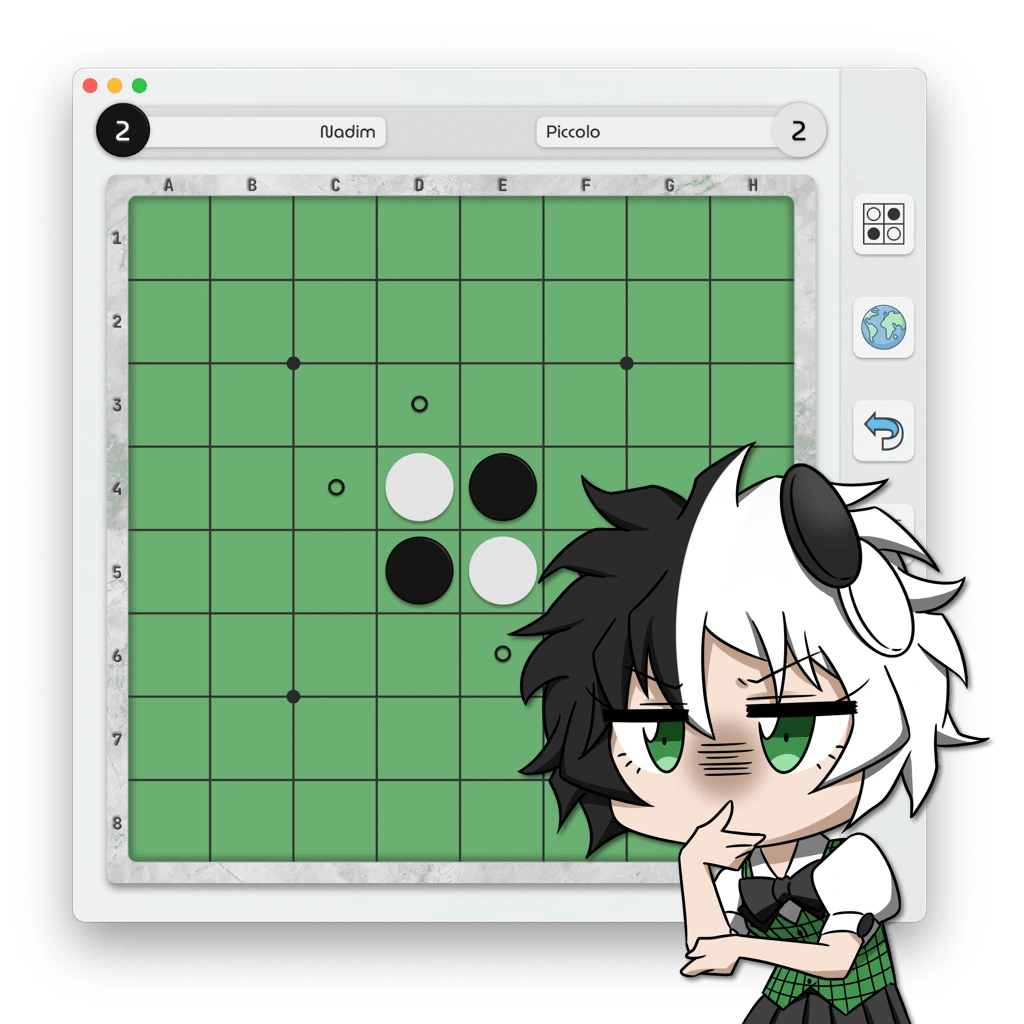 Piccolo • Othello app for iPhone, iPad and Mac