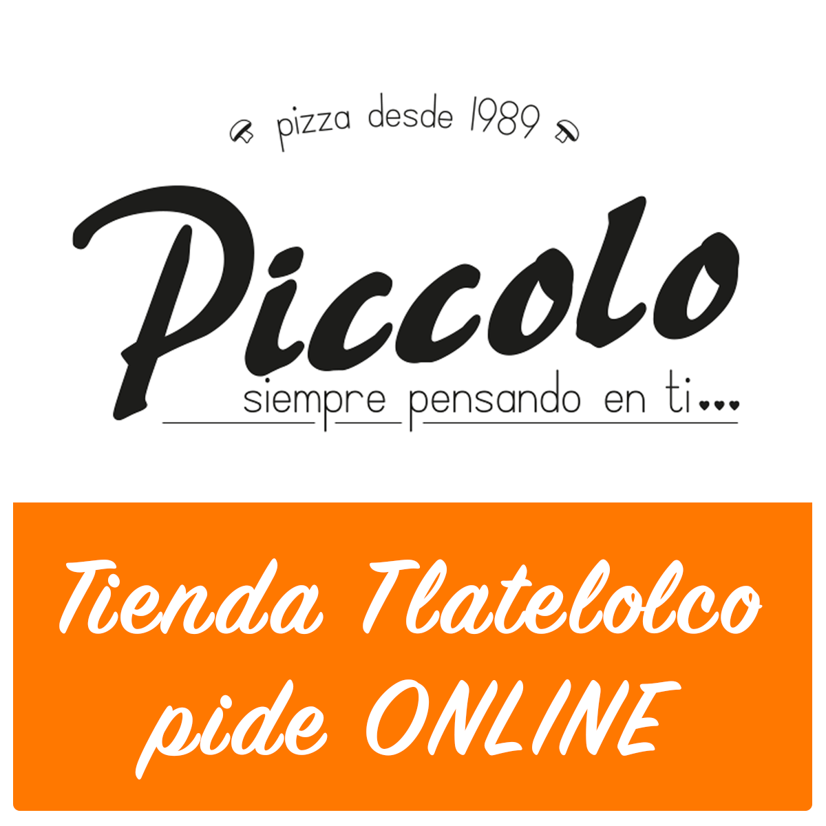 Menú Piccolo Pizzas México