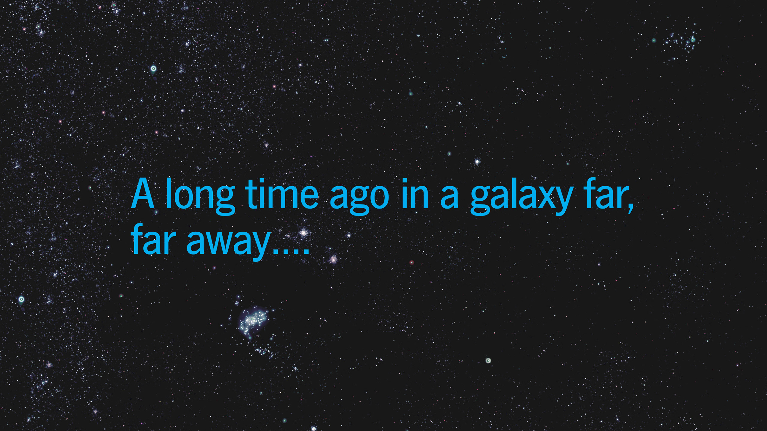 A long time ago in a galaxy far, far away.... Image Abyss