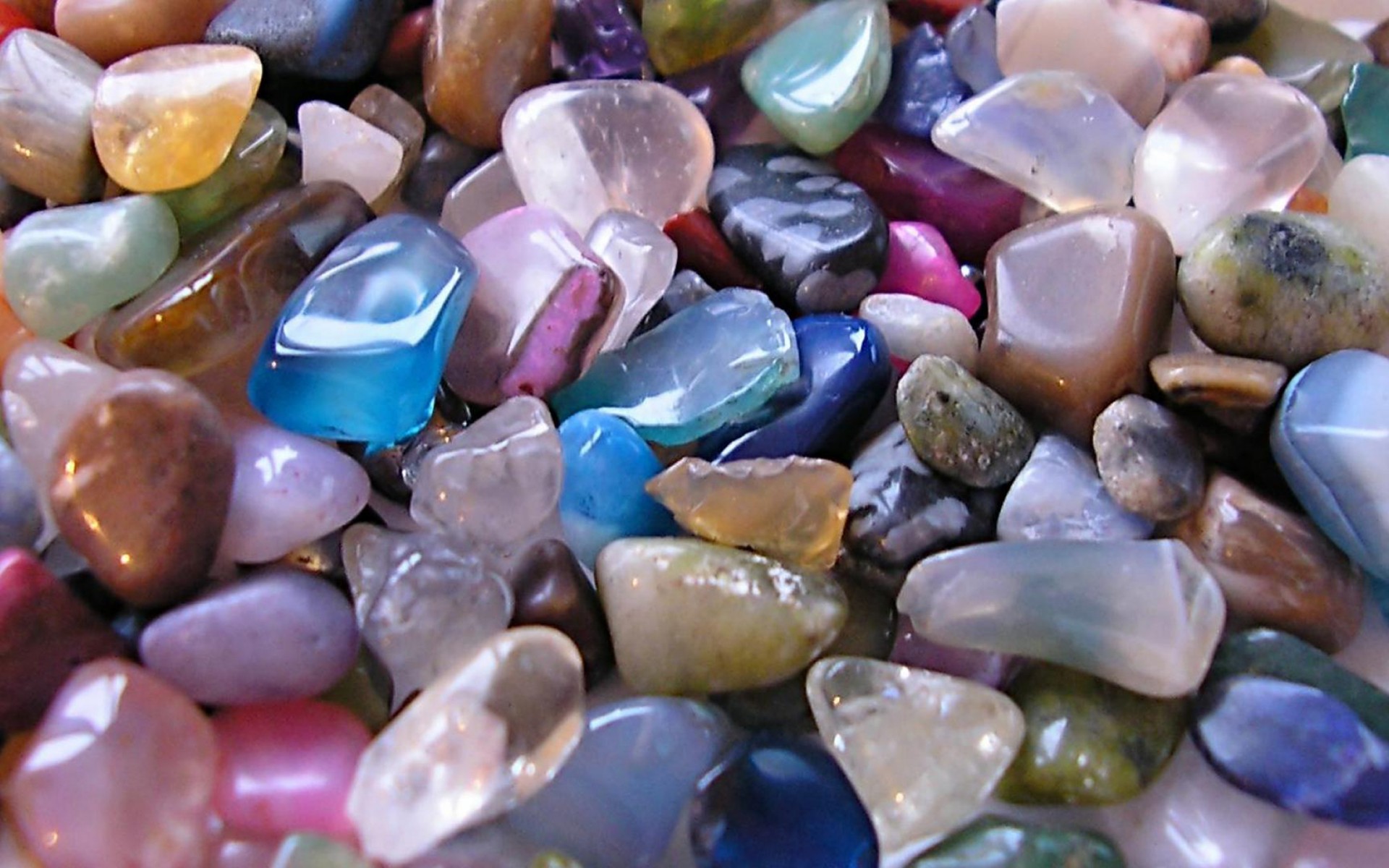 Colorful Rocks and Glass Image Abyss