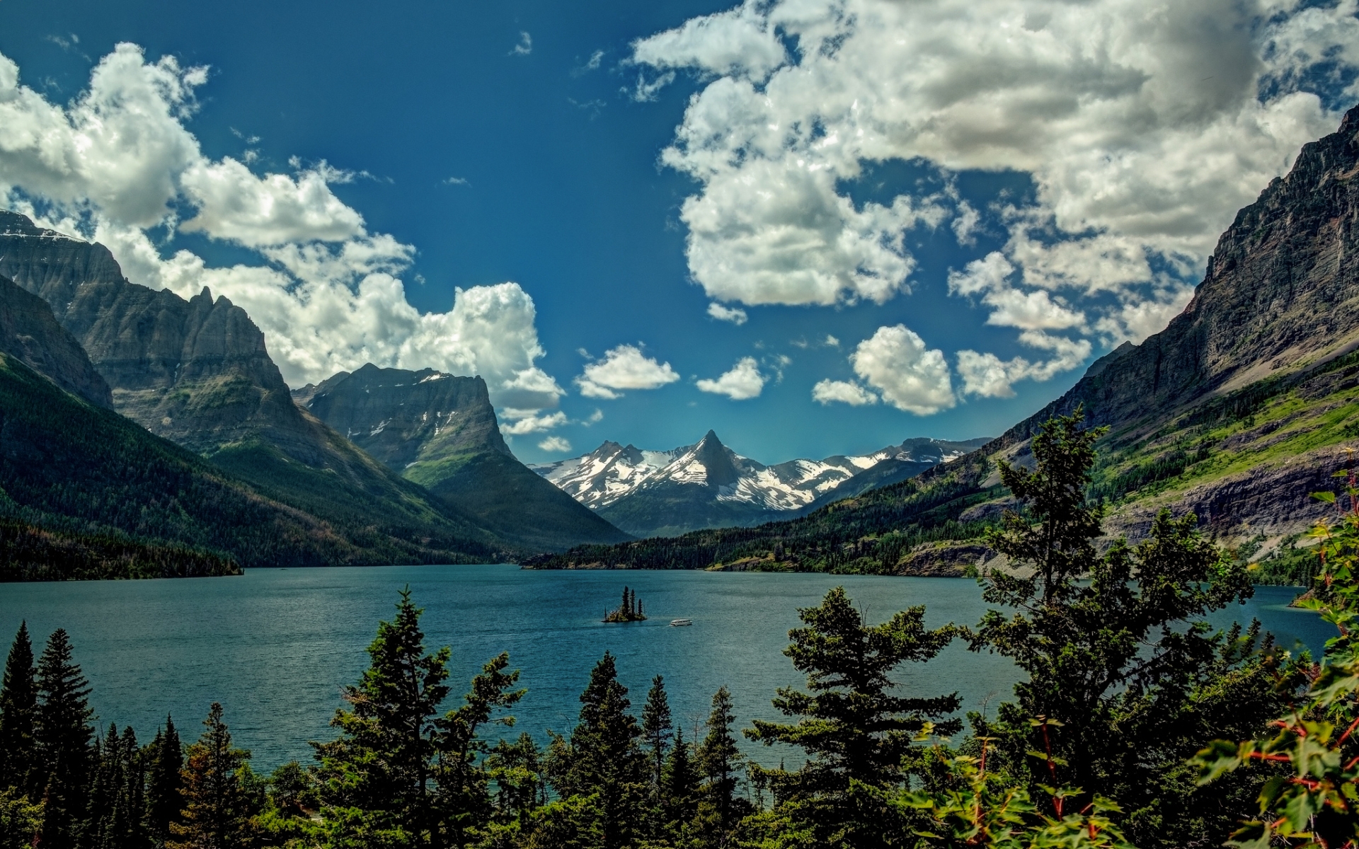 Saint Mary Lake Picture Image Abyss