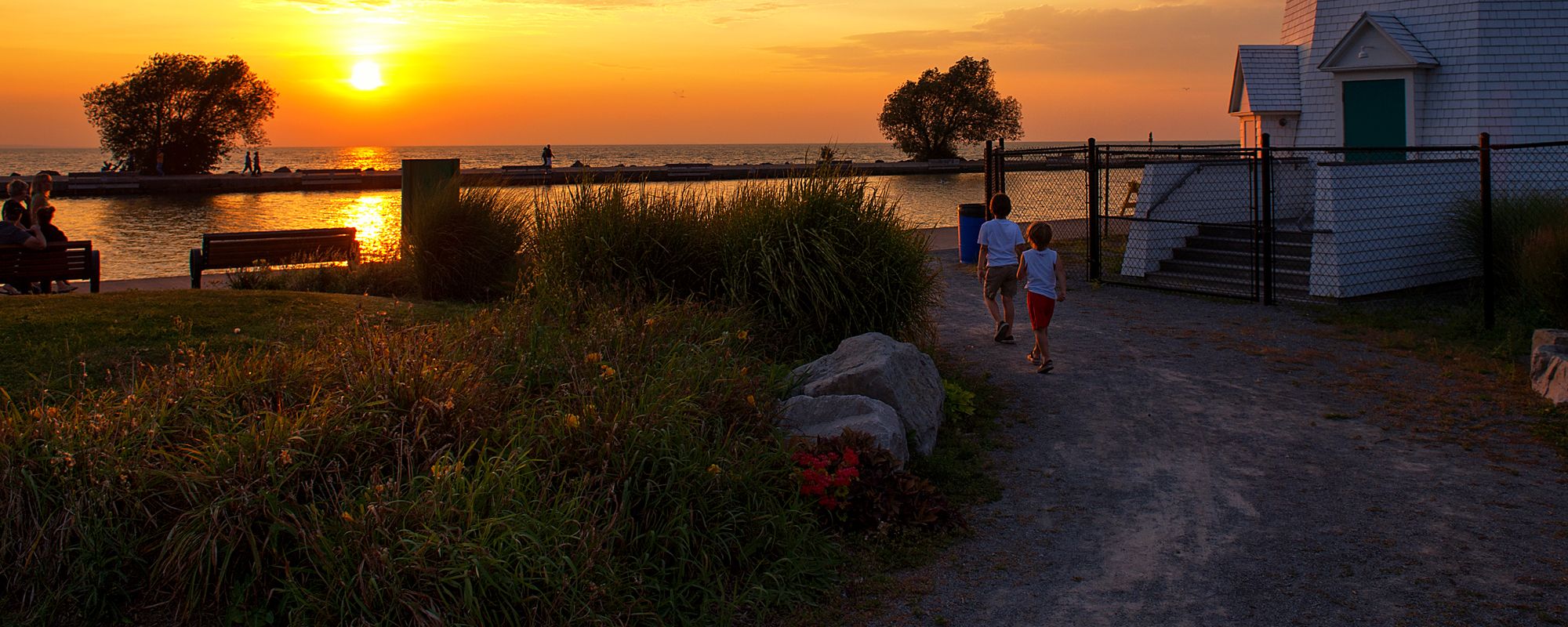 sunrise at the oceanfront cottage Image Abyss