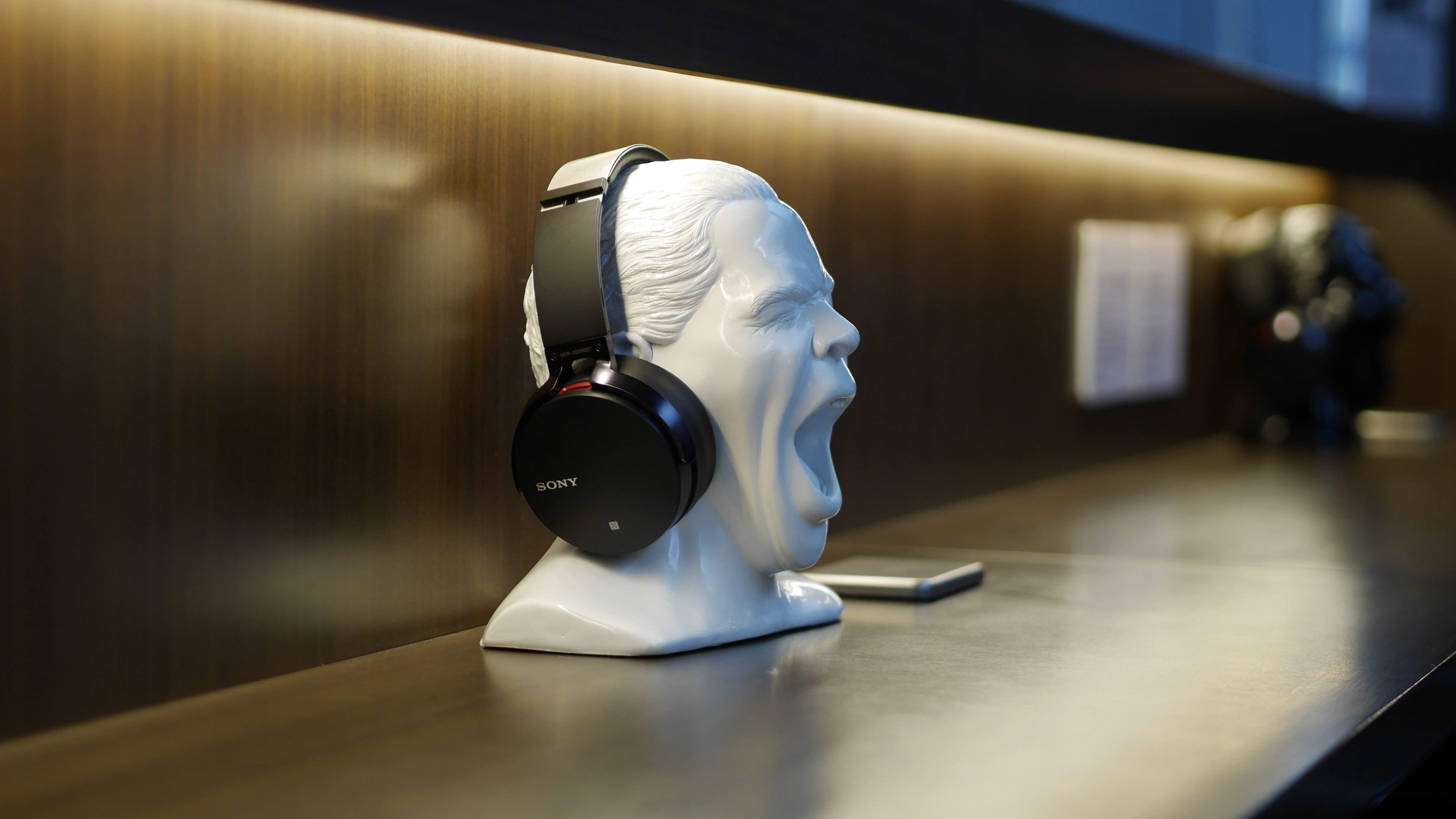 Sony Headphones on a Bust by Andre Schützenhofer Image Abyss