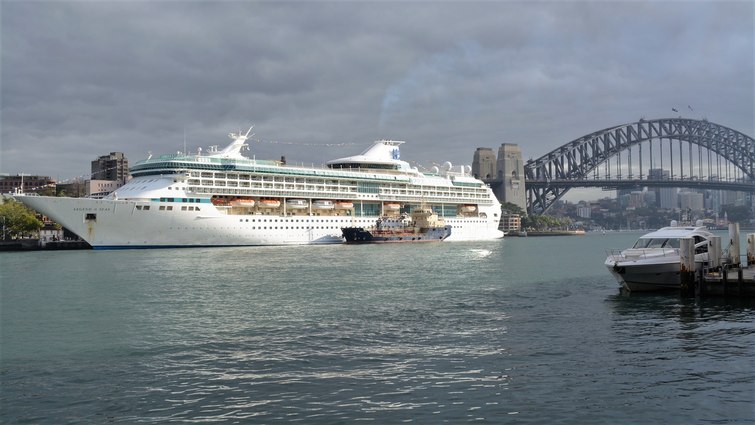 Legend of the Seas Docked in Sydney Harbour Australia