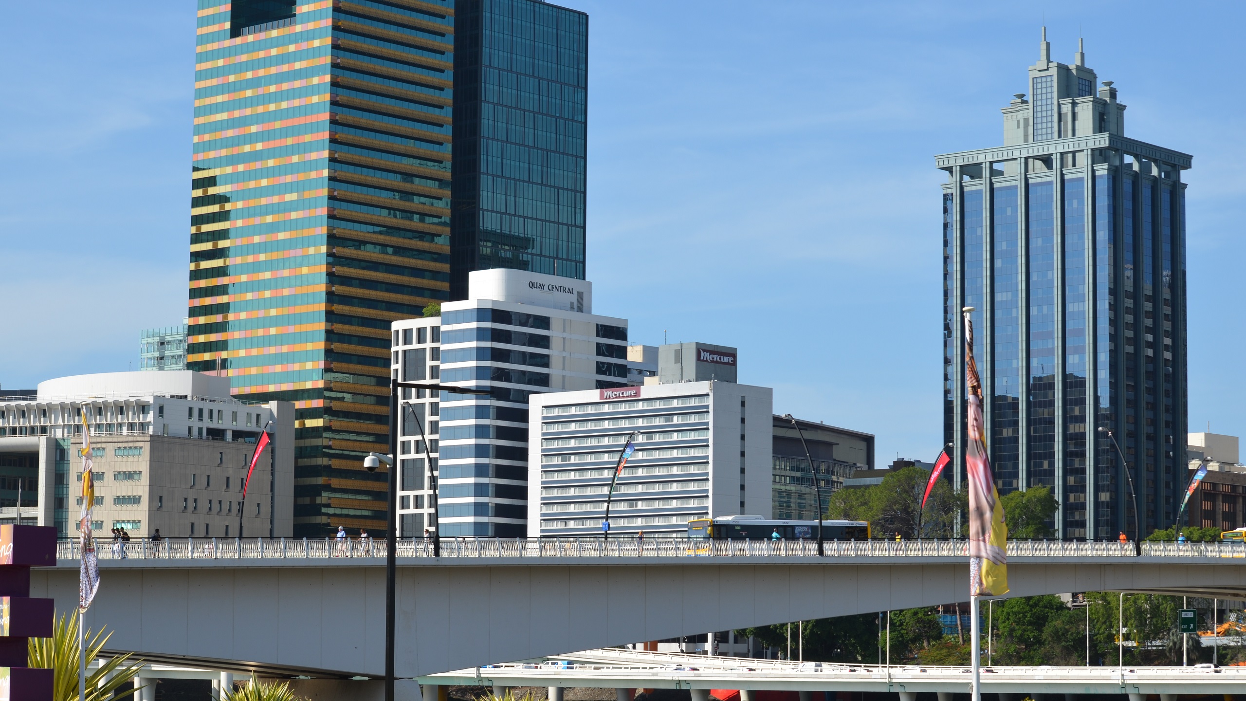 Brisbane City and the State Law Building (Gotham Tower) by lonewolf6738