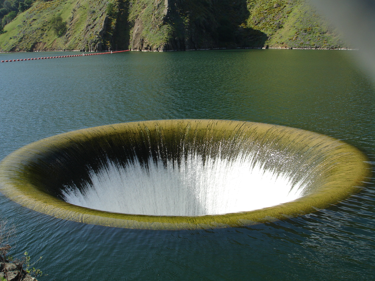 Monticello Dam Morning Glory Spillway, Northern California Image Abyss