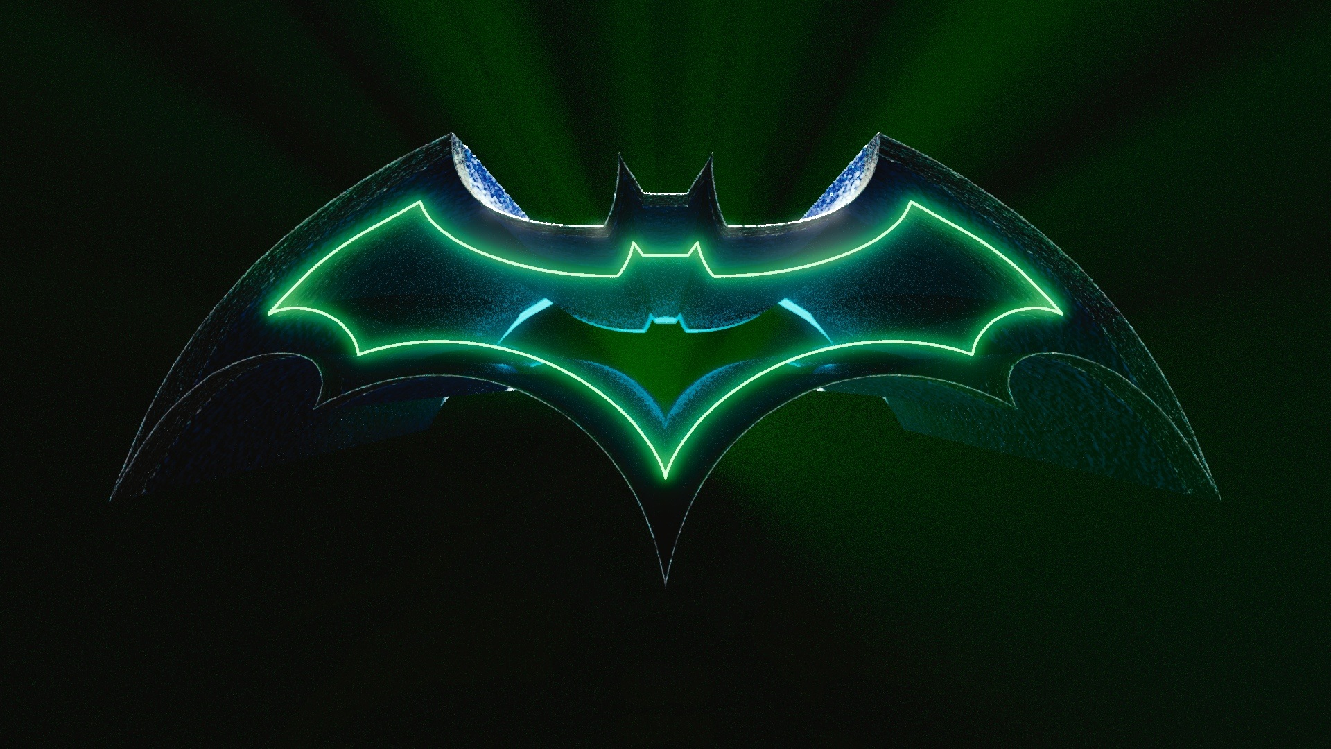 Batman Logo in Night Sky Image Abyss