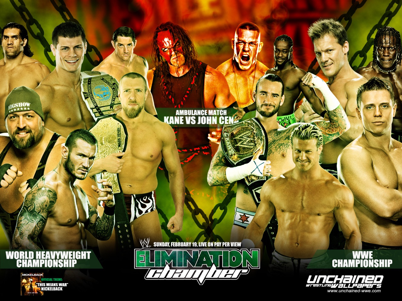 WWE Elimination Chamber 2012 Wallpaper Image ID 343936 Image Abyss