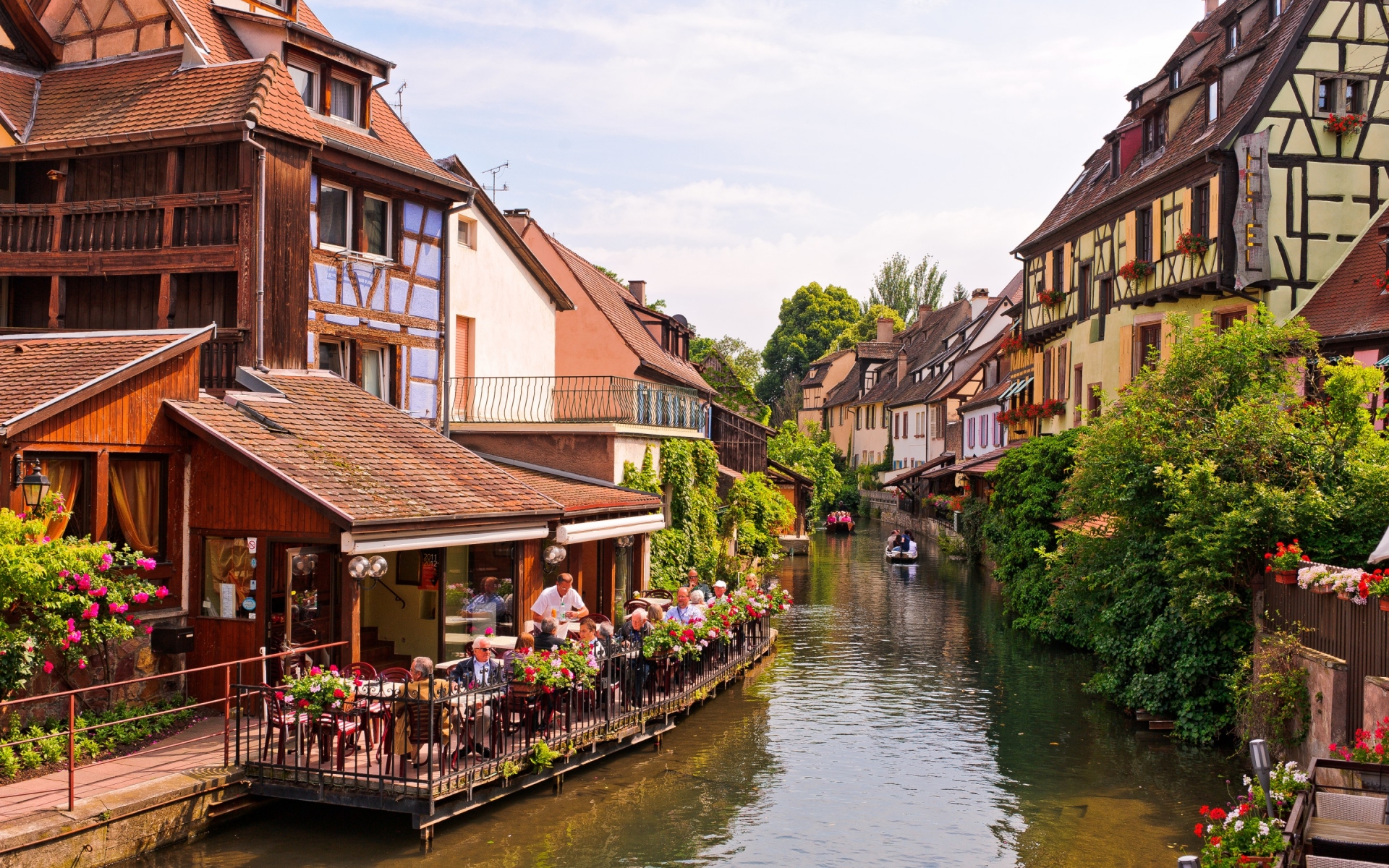 La Petite Venise also as known as The Little Venice of Colmar, France