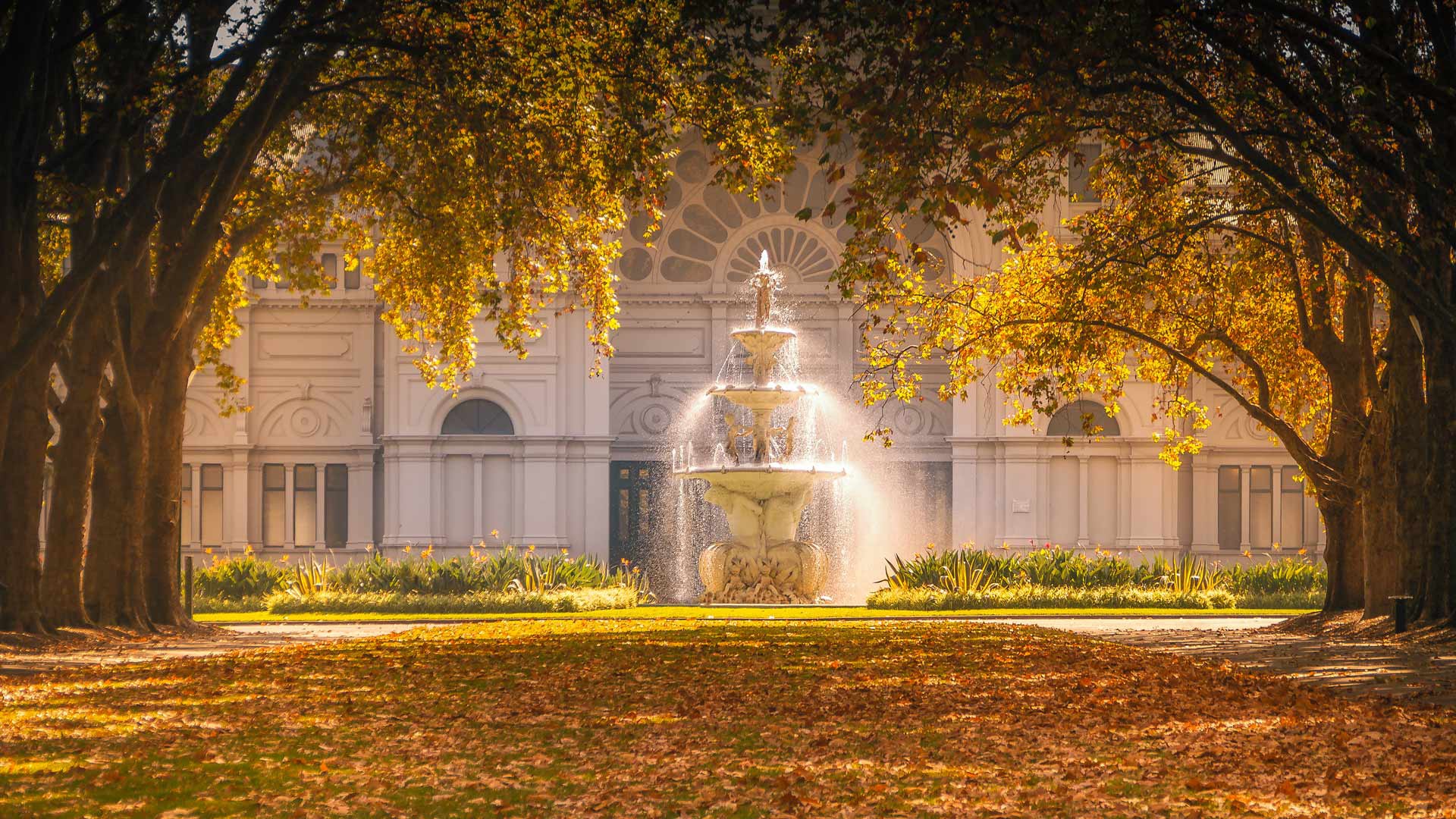 Hochgurtel Fountain, Royal Exhibition Building, Carlton Gardens
