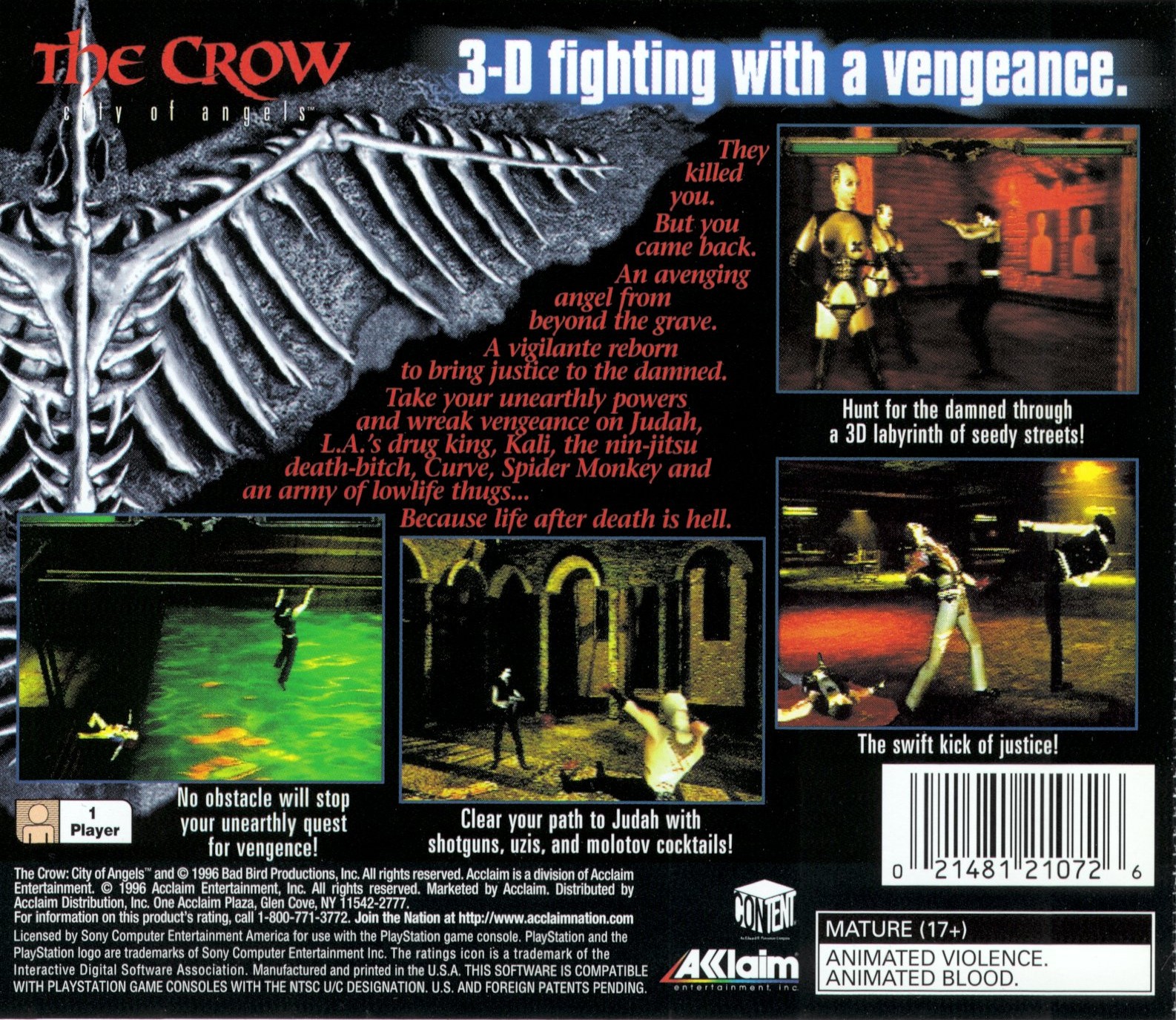 The Crow City of Angels Picture Image Abyss