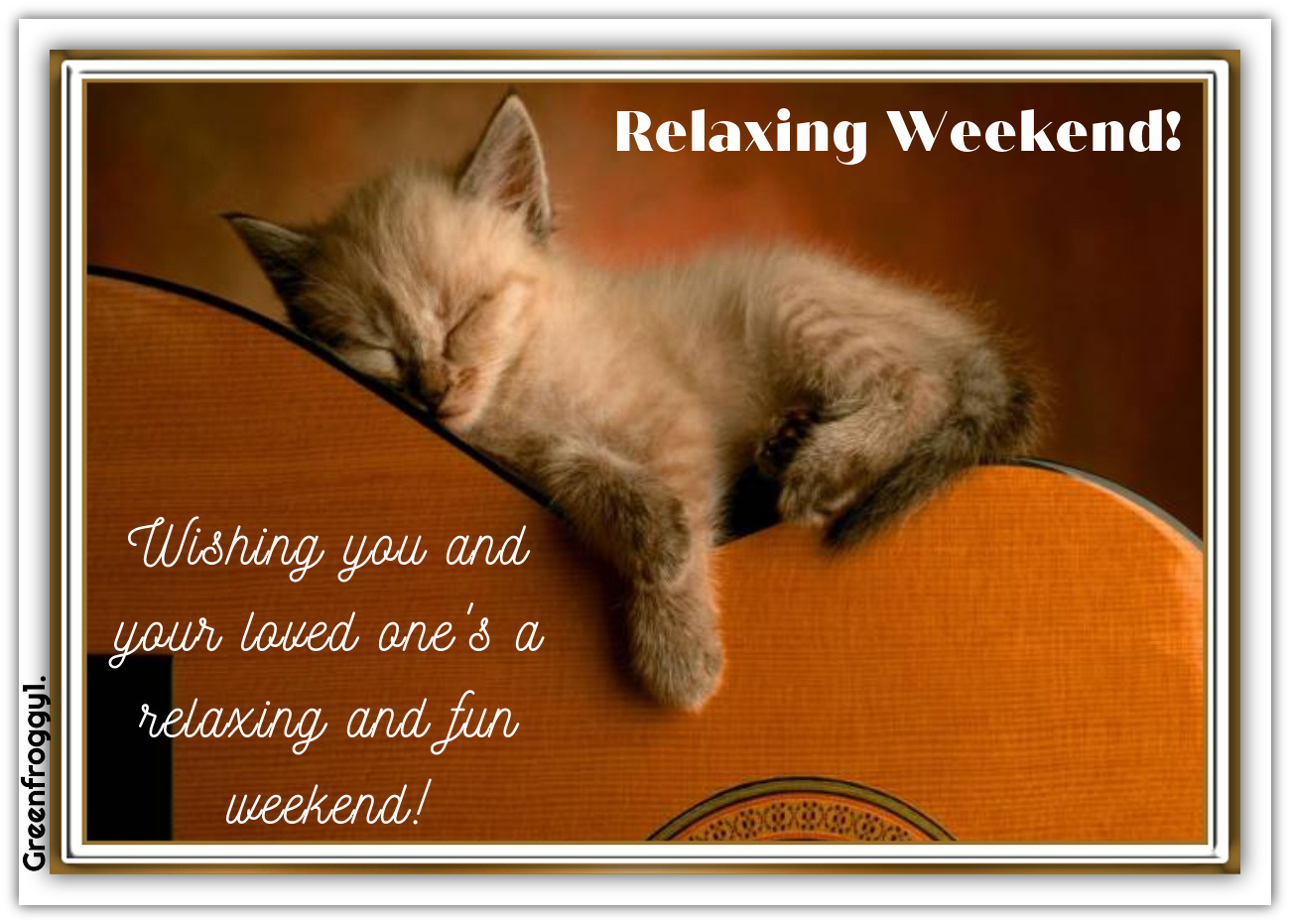 RELAXING WEEKEND by GREENFROGGY1 Image Abyss