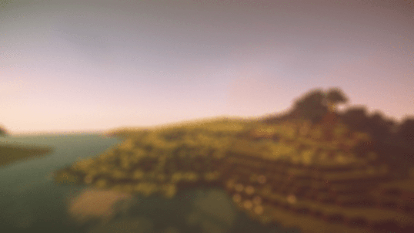 Blurry Minecraft Shader Background
