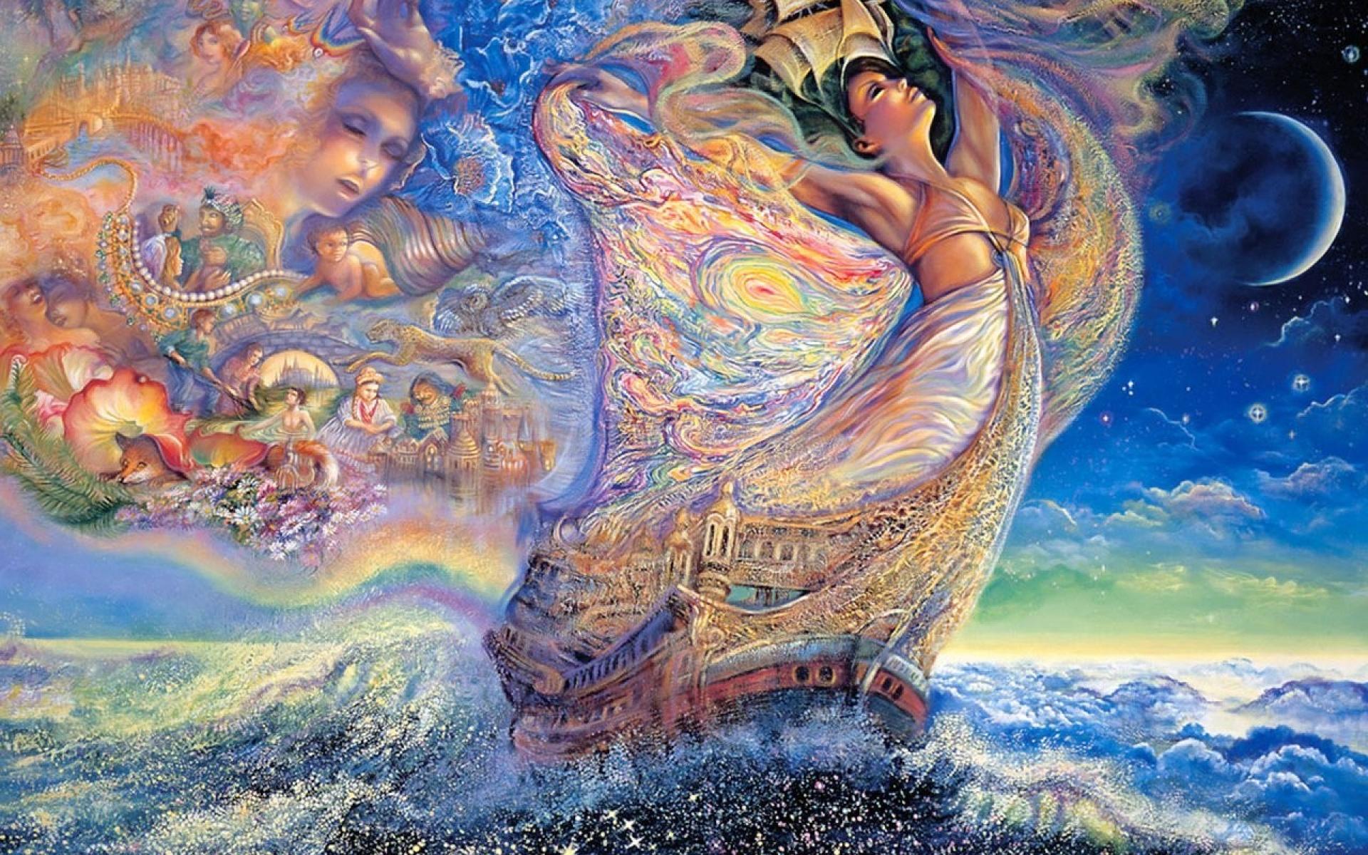 Josephine Wall Painting by Josephine Wall Image Abyss