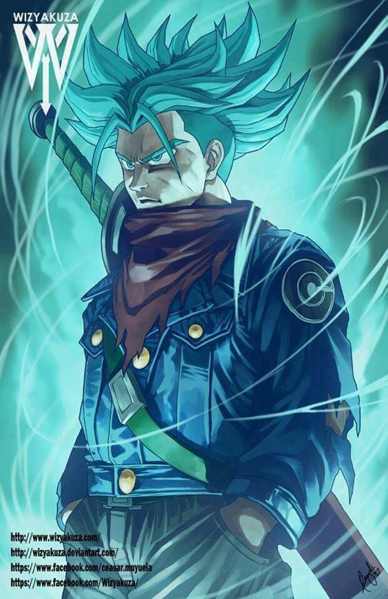 Trunks Super Sayan God Image Abyss