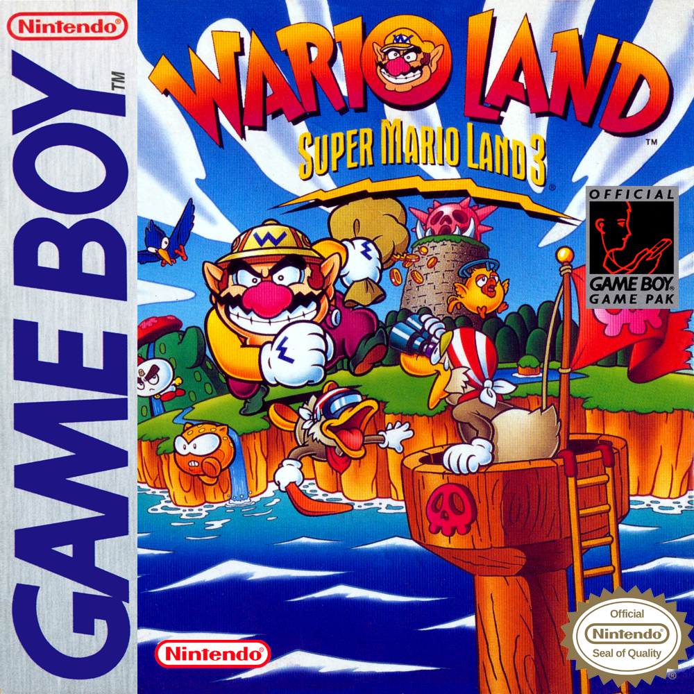 Wario Land Super Mario Land 3 Video Game Box Art ID 52516 Image Abyss
