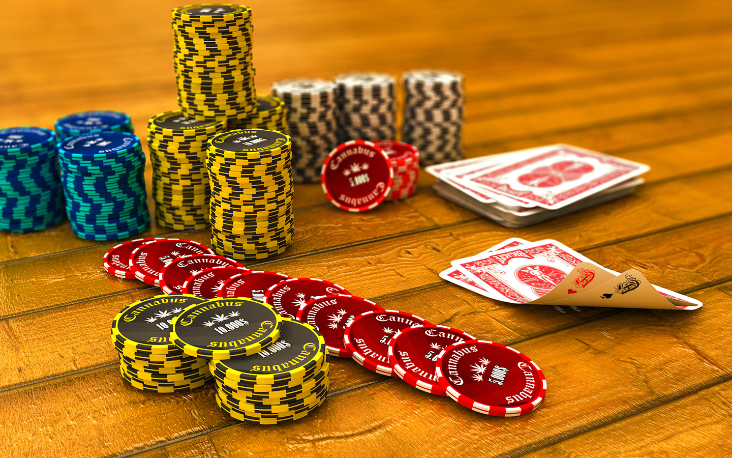 Poker Chips, also known as Casino Chips or Tokens Image Abyss