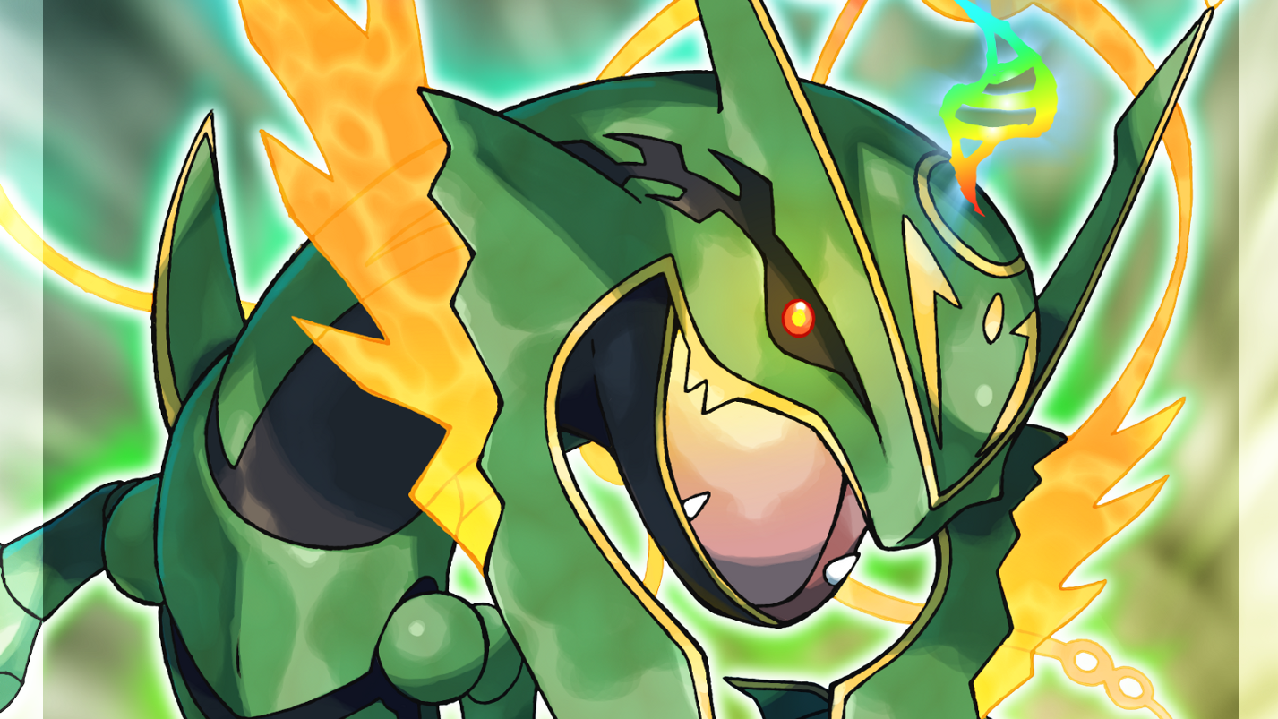 Pokemon Omega Ruby Rayquaza Mega Evolution