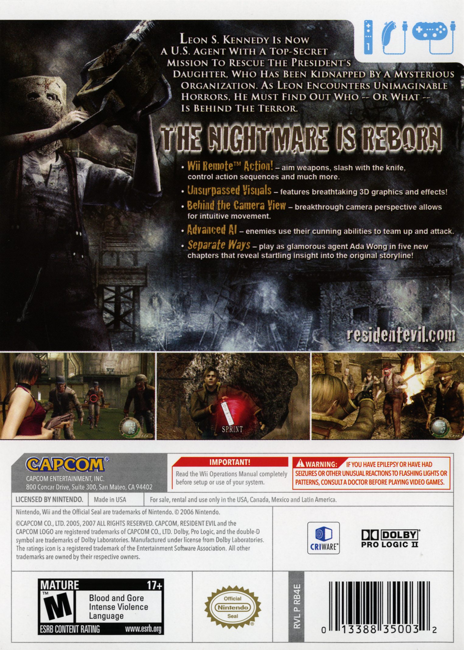 Resident Evil 4 Wii Edition Picture Image Abyss