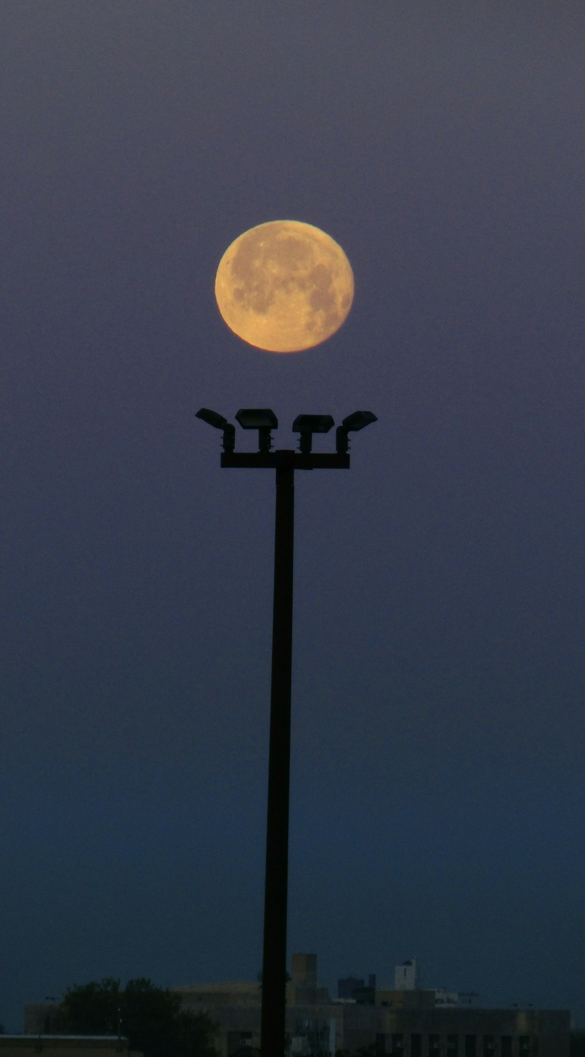 May 6th, 2023 early morning dawnsetting Full Flower Moon Eclipse Photograph by Demasc1 Image