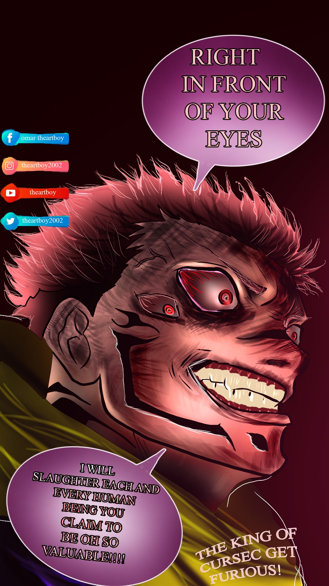 JJk chapter 265 colored by Theartboy2002