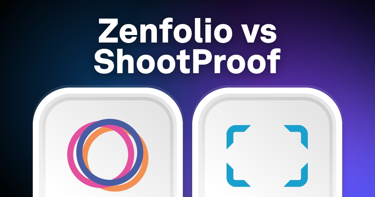 Zenfolio vs ShootProof Compare Pricing & Features (2024)