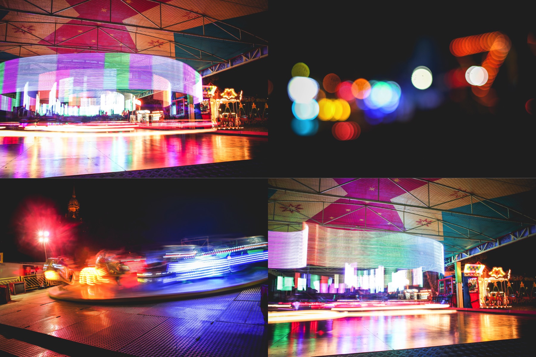 Colorful Abstract Lights Stock Images