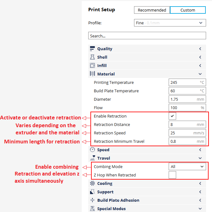 3D Printing Tips Know The Correct Retraction Settings Pick 3D Printer