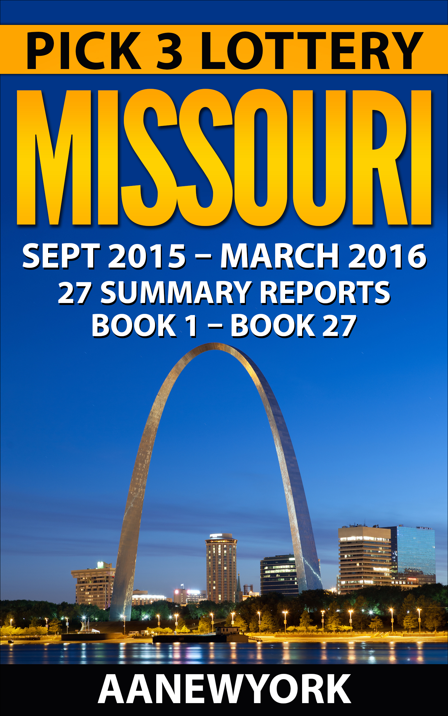 Missouri, Michigan, and Tennessee are up on Amazon! Pick3 Master 333