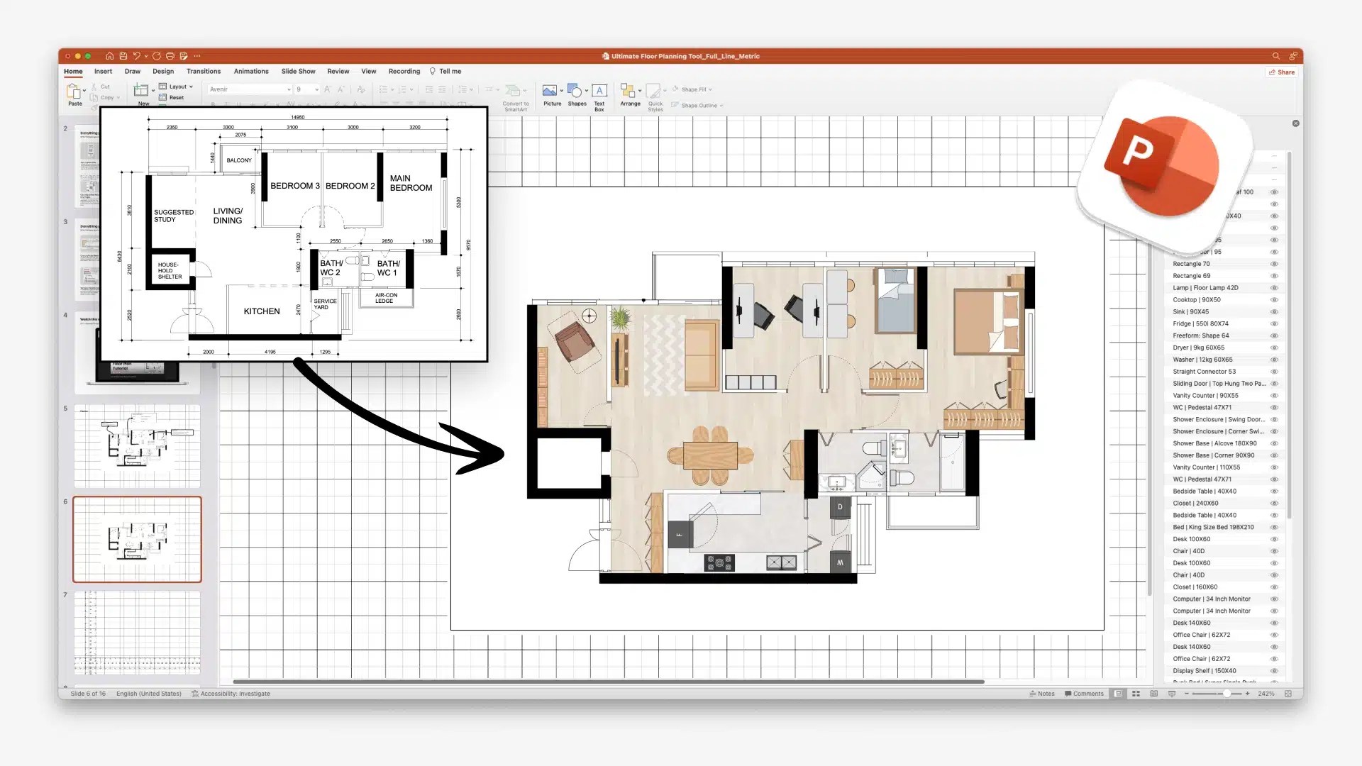 How to Design a Floor Plan in PowerPoint A StepbyStep Guide