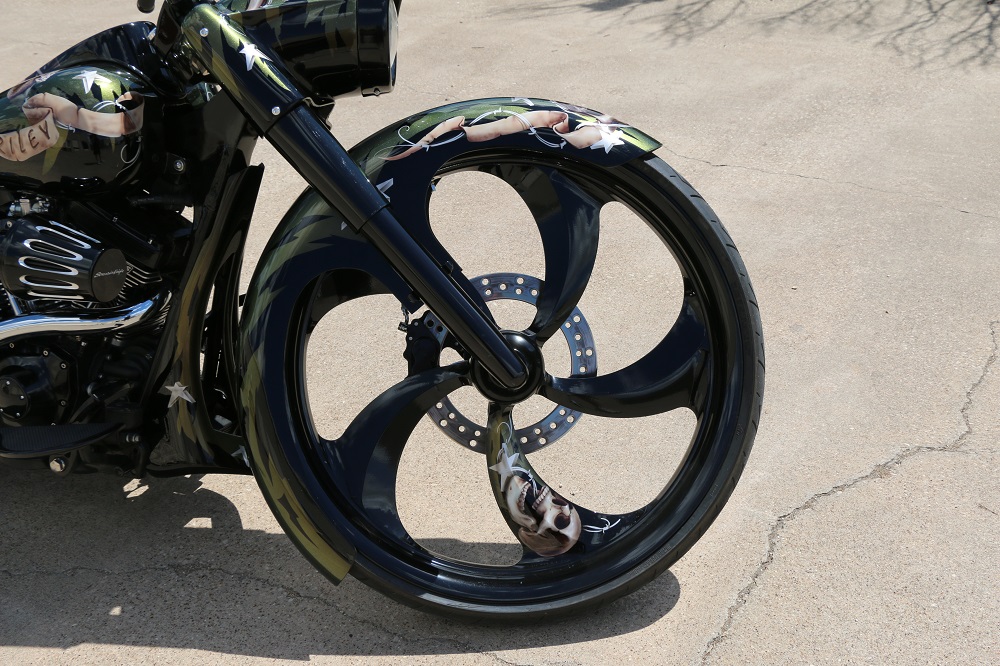 26 Front Wrap Fender For Harley 26 Inch Front Bagger Fender Pickard USA