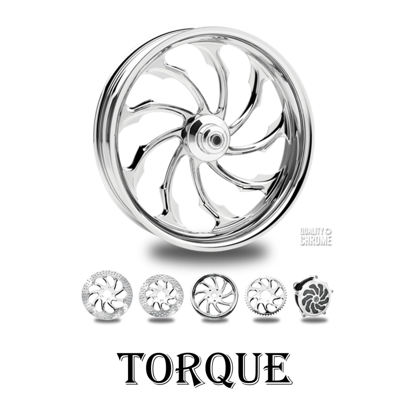 Harley 23 Inch Front End Package Kit PM Wheel Pickard USA