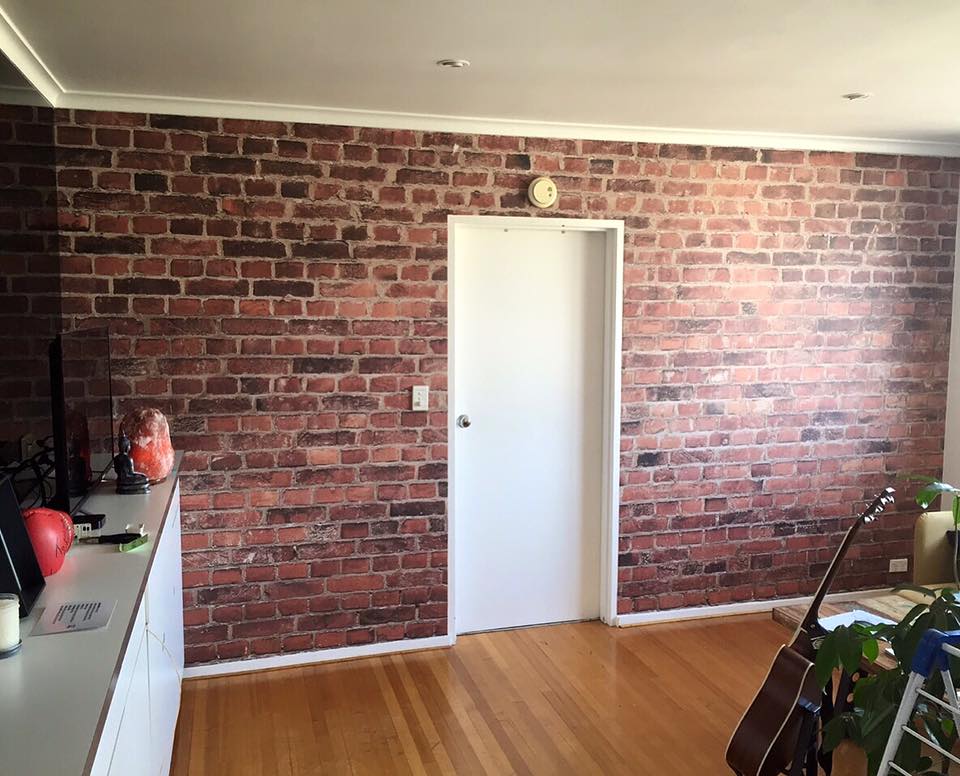Brick wallpaper Hallway Pickawall