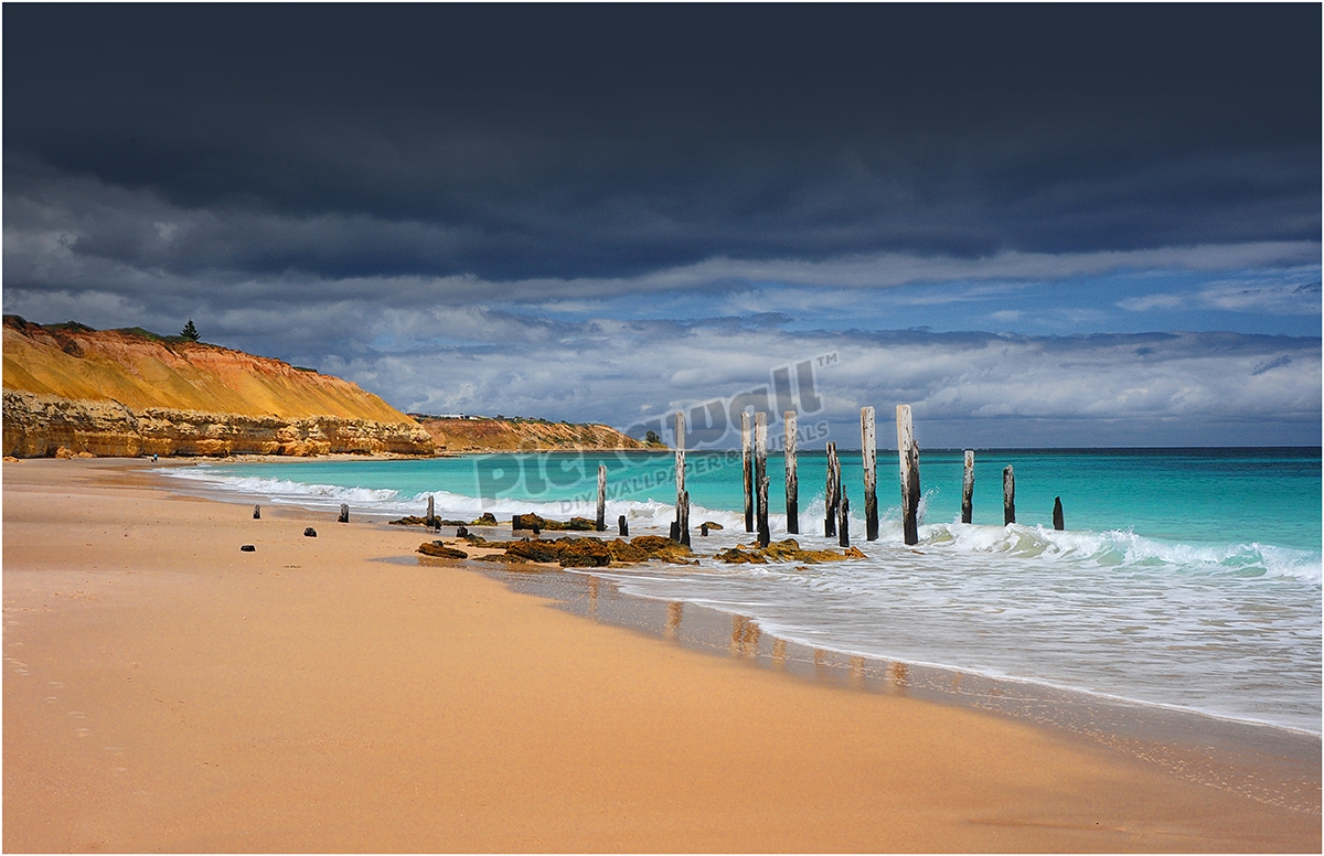 Aldinga beach, Fleurieu Peninsula, South Australia. Pickawall