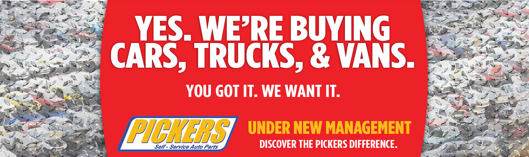 Cash for Your Vehicle Sell Your Vehicle Auto Parts Pickers Longview