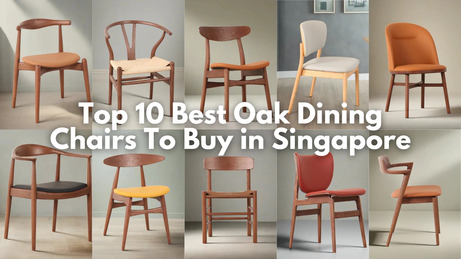 Top 10 Best Solid Oak Wood Dining Chairs To Buy in Singapore Picket