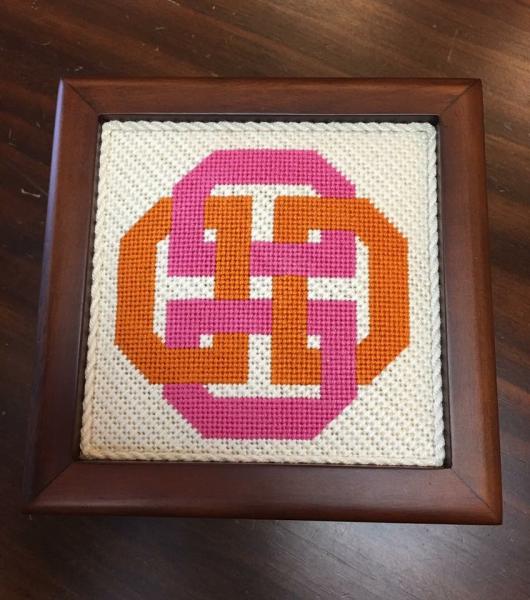 Miscellaneous Needlepints Canvas Picket Fence Needlepoint