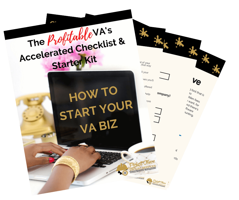 Virtual Assistant Checklist & Starter Kit Pickett Fence Virtual Services
