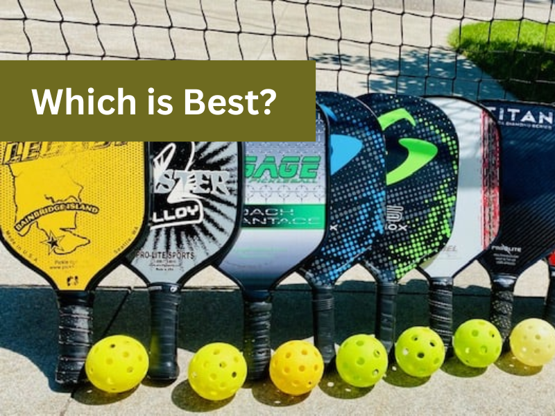 Carbon Fiber VS Fiberglass Pickleball Paddle 2023 Main Differences
