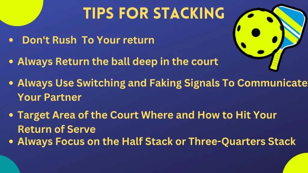 What is Stacking in Pickleball Explore Now Pickleball Rules