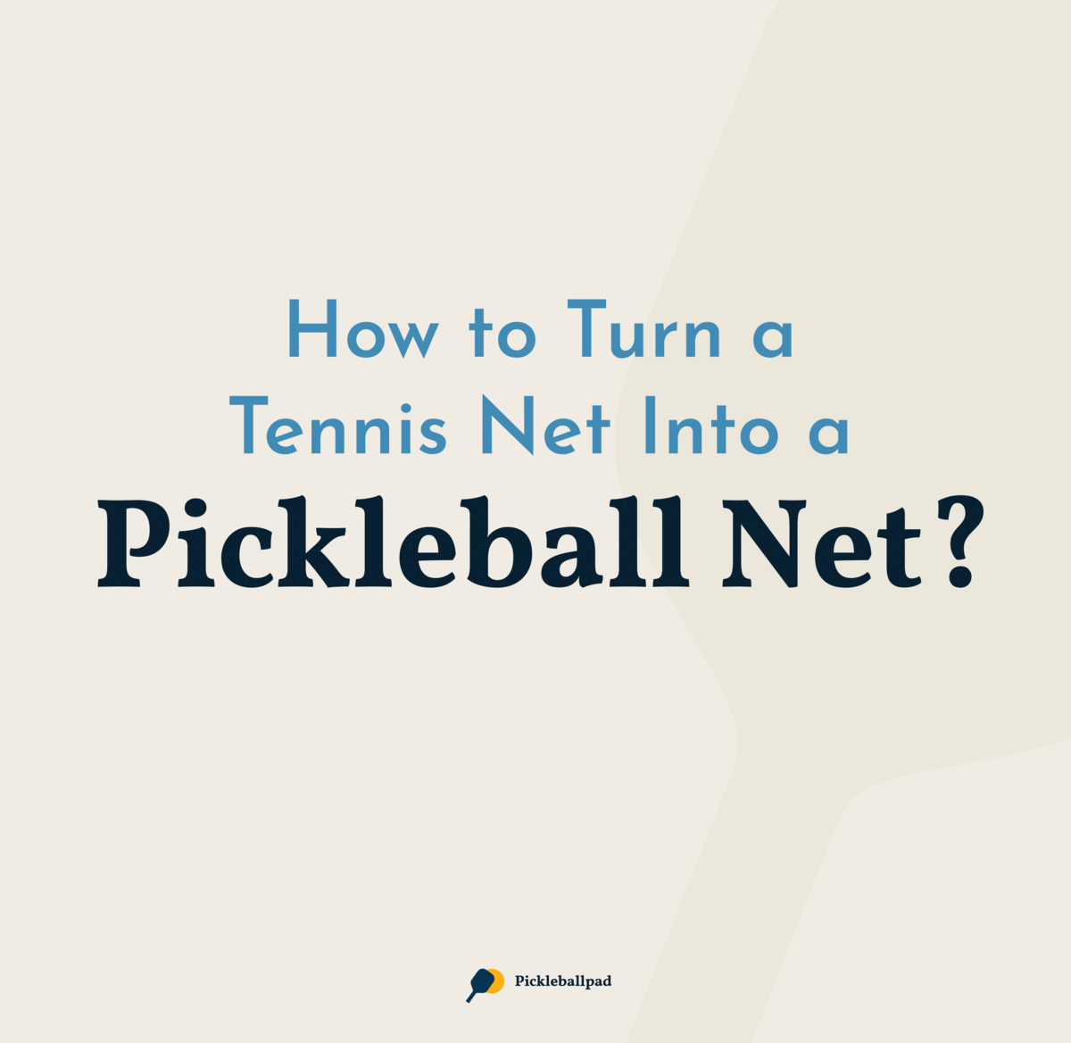 Can You Play Pickleball On A Tennis Court?