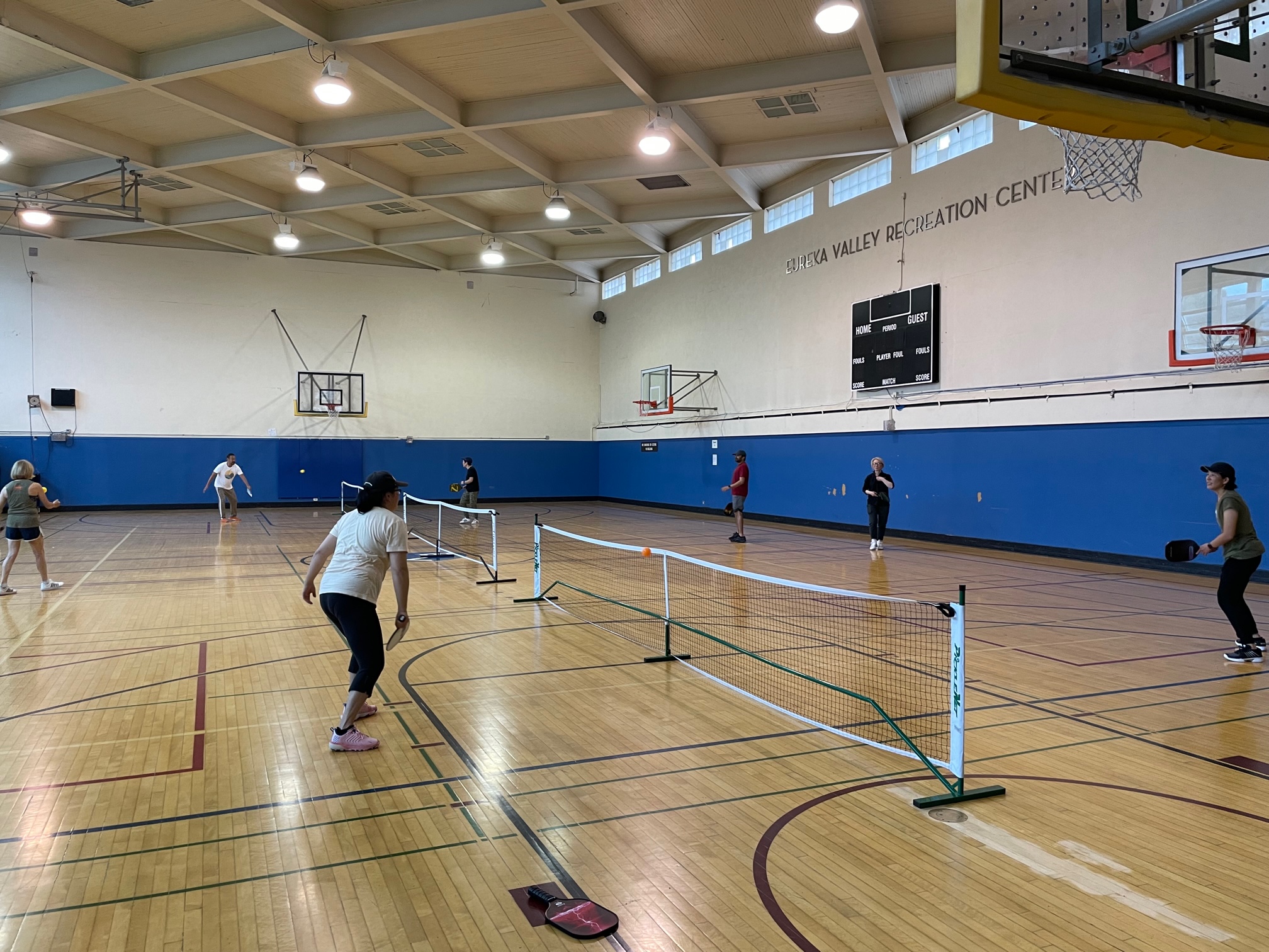 Indoor Rec Center Play San Francisco Pickleball Community