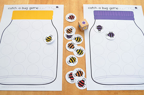 Ace Insect Matching Game Printable Shape Book For Preschoolers