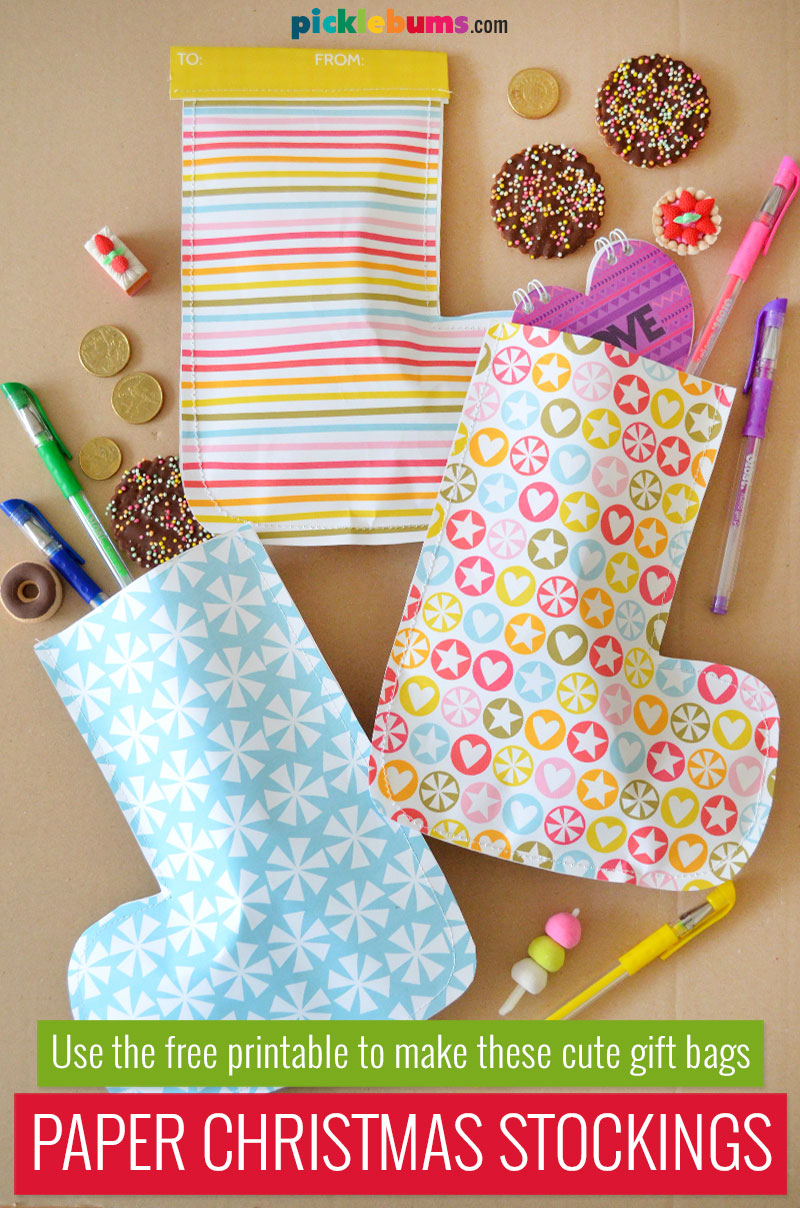 How To Make Paper Christmas Stockings at Hayden Champ blog