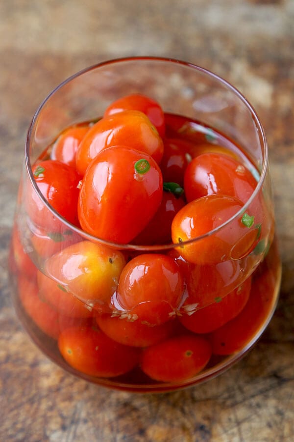 Pickled Cherry Tomatoes (Thai Style) Pickled Plum