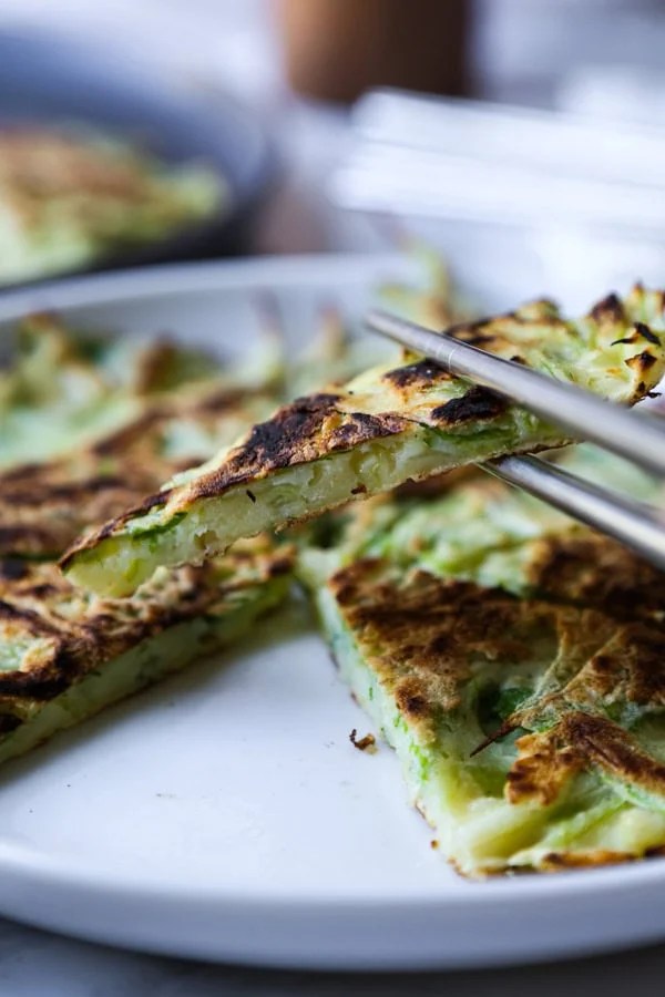 Scallion Pancakes (Pajeon 파전 ) Pickled Plum Food And Drinks