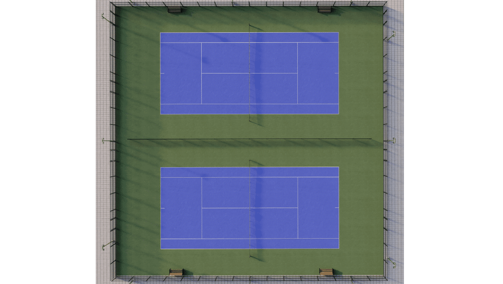 Tennis to Pickleball Court Conversion PICKLETILE™