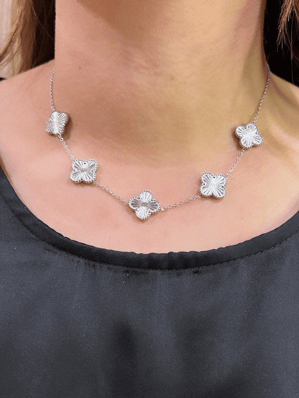 Silver van cleef necklace PickmeOne