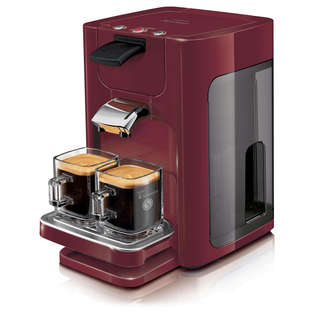 Philips Senseo Quadrante HD7860/80 Coffee Pod System, Rio Red at About